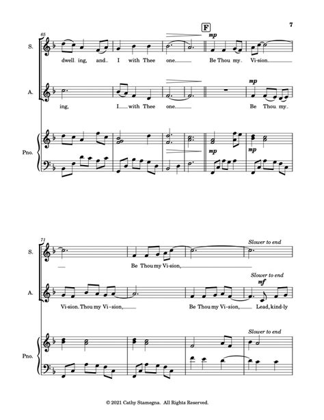 Be Thou My Vision (for SA Duet With Piano Accompaniment)